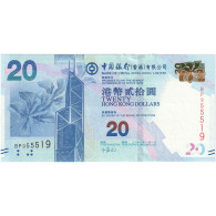 Hong Kong, 20 Dollars, 2010, 2010-01-01, KM:341, NEUF - Hong Kong