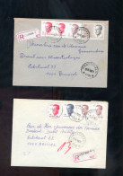 2 Brieven 1989 *Roosdaal 2* En *Roosdaal 3* - Postmarks With Stars