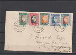 Zuid-Afrika Cover To Rhodesia From 1937 - Brieven En Documenten