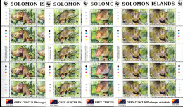 Salomonen Solomon Islands 2002 - Mi.Nr. 1062 - 1065 Kleinbögen - Postfrisch MNH - Tiere Animals - Salomon (Iles 1978-...)