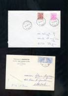 2 Brieven 1961 + 1982 *Pottes* - Postmarks With Stars