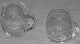 2 Pieces Of Muglike Glasses - Glas & Kristall