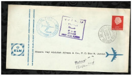 KLM . AMSTERDAM - JEDDAH . 26 .4 . 60 . - Cartas & Documentos