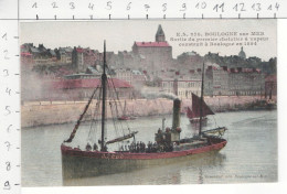 Boulogne Sur Mer - Sortie Du Premier Chalutier à Vapeur Construit à Boulogne En 1894 - Fishing Boats