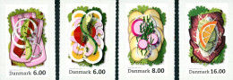 DANEMARK  2012-Sandwiches-Smorrebrod-4 V. - Nuevos