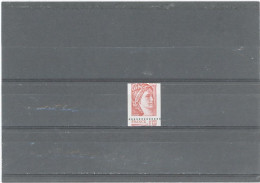 VARIÉTÉS -N°2063a N** -1,30 SABINE ROUGE -ROULETTE N°ROUGE -DÉCOUPE A CHEVAL - Used Stamps