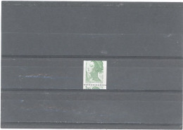 VARIÉTÉS -N°2378a N** -1,80 LIBERTÉ, VERT ,N°ROUGE -DÉCOUPE A CHEVAL - Used Stamps