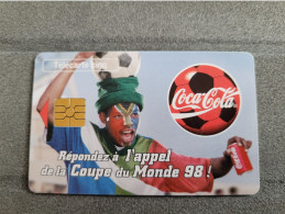 Télécarte Cinq Coca Cola - Advertising