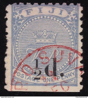 1892 FIJI, SG N° 72  Ultramarine  USATO - Otros & Sin Clasificación