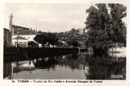 TOMAR - Trecho Do Rio Nabão E Avenida Marquez De Tomar (Ed. Passaporte. Nº 50) - PORTUGAL - Santarem