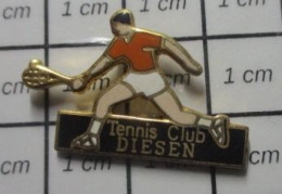 815B Pin's Pins / Beau Et Rare / SPORTS / TENNIS CLUB TC DIESEN - Tenis