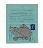 !!! ENTIER POSTAL 30C SEMEUSE, PNEUMATIQUE DE MARSEILLE - Pneumatische Post