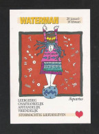 POSTKAART - STERRENBEELD - WATERMAN -  20 JAN. - 18 FEB. (4454) - Sterrenkunde