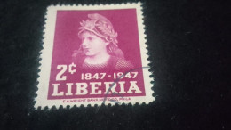 LİBERYA-1900-30    2   C.      DAMGALI - Liberia