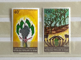 1976 MNH  Benin  1er Anniversaire République Bénin - Benin – Dahomey (1960-...)