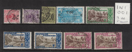 Inini - 9 Timbres Oblitérés ST LAURENT DU  MARONI - Usati