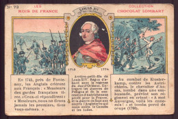 Chromo " Chocolat Lombart " Louis XV - Lombart