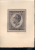 België Nr 17 Reproduction Emile Renard 1944 Perfect - 1865-1866 Profile Left