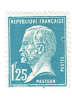 180 1,25 F. Pasteur Bleu Anneau Lune à Droite - Neufs