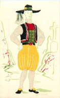 LES PROVINCES FRANCAISE - Costume Régionaux Bretagne (En Velour) - Alsace