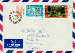 NEW CALEDONIA 1987 AIRMAIL LETTER SENT FROM NOUMEA TO NICE - Lettres & Documents