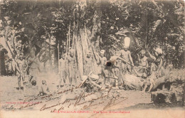 Nouvelle Calédonie - Une Scène De Cannibalisme - Animé - Carte Postale Ancienne - Nouvelle-Calédonie