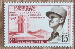 Algérie - YT N°338 - Maréchal Leclerc - 1956 - Neuf - Unused Stamps