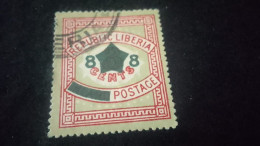 LİBERYA-1910-20    3   C.      DAMGALI - Liberia