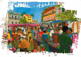 Antilles - Peinture D'Emilie - Marché Forain - CPM - Voir Scans Recto-Verso - Other & Unclassified