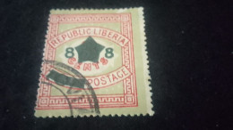 LİBERYA-1910-20    3   C.      DAMGALI - Liberia
