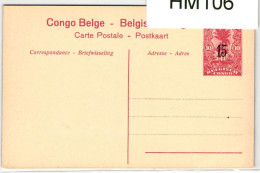 Belgisch Kongo Ascher P 81 III Als Ganzsache Ungebraucht #HM106 - Autres & Non Classés