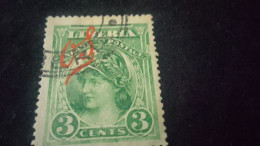 LİBERYA-1900-10    3   C.      DAMGALI - Liberia