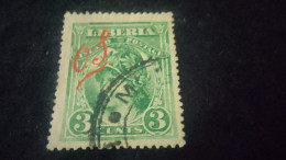 LİBERYA-1900-10    3   C.      DAMGALI - Liberia