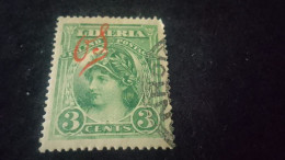 LİBERYA-1900-10    3   C.      DAMGALI - Liberia