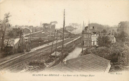 76 , Blangy-sur-Bresle , La Gare Et Le Village Huet , *  476 43 - Blangy-sur-Bresle