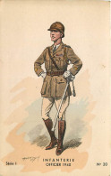 Illust De Maurice Toussaint N° 20 , Infanterie , Officier 1940 , *  477 52 - Uniformi