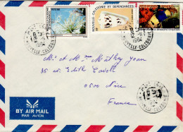 NEW CALEDONIA 1984 AIRMAIL LETTER SENT FROM MONT DORE TO NICE - Cartas & Documentos