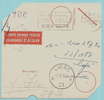 Agence/agentschap LIEGE 23 05/09/1956 Op Assignatie - Sellos Con Estrellas