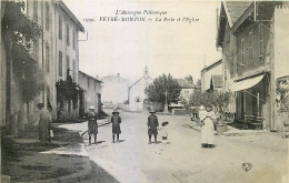 63 , VEYRE-MONTON , La Poste Et L'église , *  480 18 - Veyre Monton