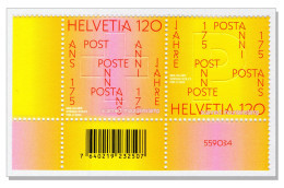 Switzerland 2024 (02) 175 Jahre Schweizer Post 175 Ans De La Poste Suisse 175 Years Swiss Post MNH ** Barecode - Nuevos