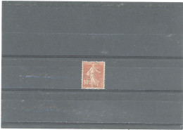 VARIÉTÉS -N°135 -Obl SEMEUSE CAMÉE -10c ROUGE -CHIFFRE MAIGRE  -CHEVELURE RACOURCIE - Used Stamps