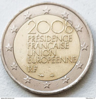 Pièce 2 Euros Commémorative France 2008 La Présidence Française Du Conseil De L'Union - France