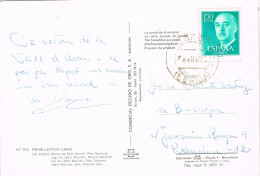 54664. Postal ESPOT (Lerida) 1970. Vista Lago Sant Maurici En ESPOT - Lettres & Documents