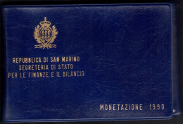 1990 Repubblica Di San Marino, Monete Divisionali, FDC - Saint-Marin