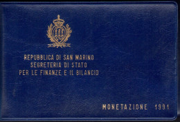 1991 Repubblica Di San Marino, Monete Divisionali, FDC - San Marino