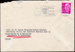 Madrid - Edi O 1158 - Mat Rodillo "Madrid 24/4/74 - VII Feria Nacional Del Sello Plaza Mayor" - Cartas & Documentos