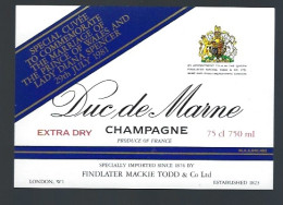 Etiquette Champagne Extra Dry Spécial Cuvée Mariage Du Prince De Galles Et De Lady Diana Spencer 29/7/1981 - Champagne