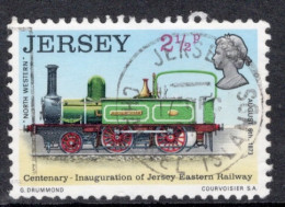 Jersey 1973 Single Stamp From The 100th Anniversary Of The Jersey Eastern Railway In Fine Used - Jersey