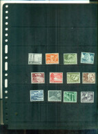 SUISSE SERIE COURANTE TECHNIQUE ET PAYSAGE 12 VAL NEUFS A PARTIR DE 5  EUROS - Unused Stamps