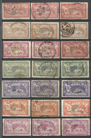 Merson Y&T 119 à 121 143 à 145 240 3 X Exemplaires De Chaque Teinte, Oblitération, Cadrage - Used Stamps